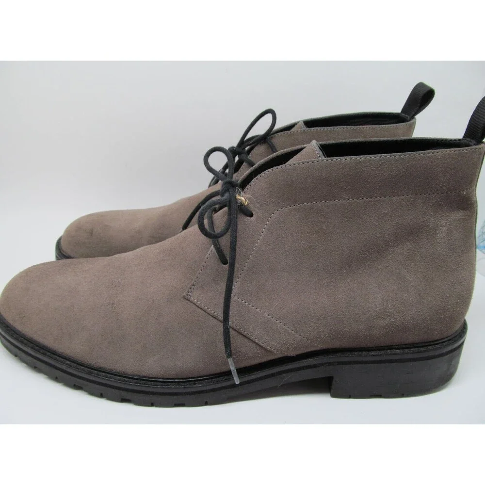 Calvin Klein Men's Ultan Calf Suede Leather Chukka Boots Size 13